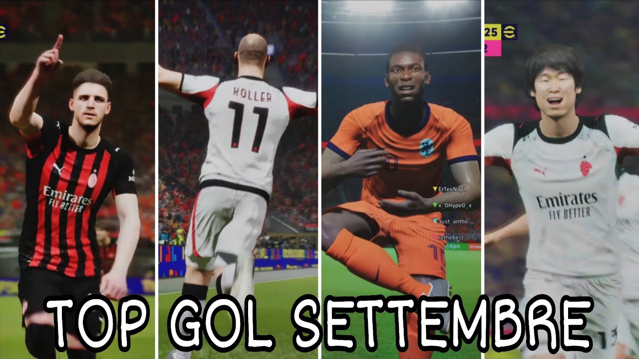 Top gol settembre (eFootball 2026)