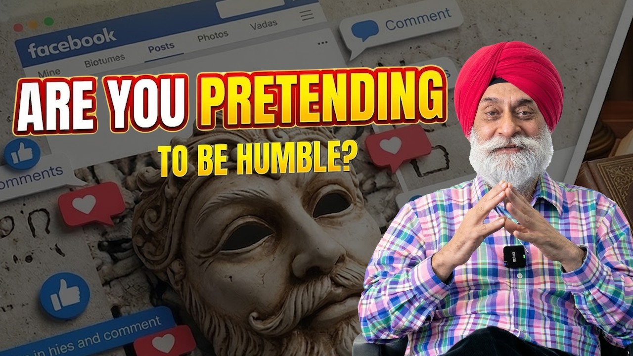 Are you pretending to be humble?