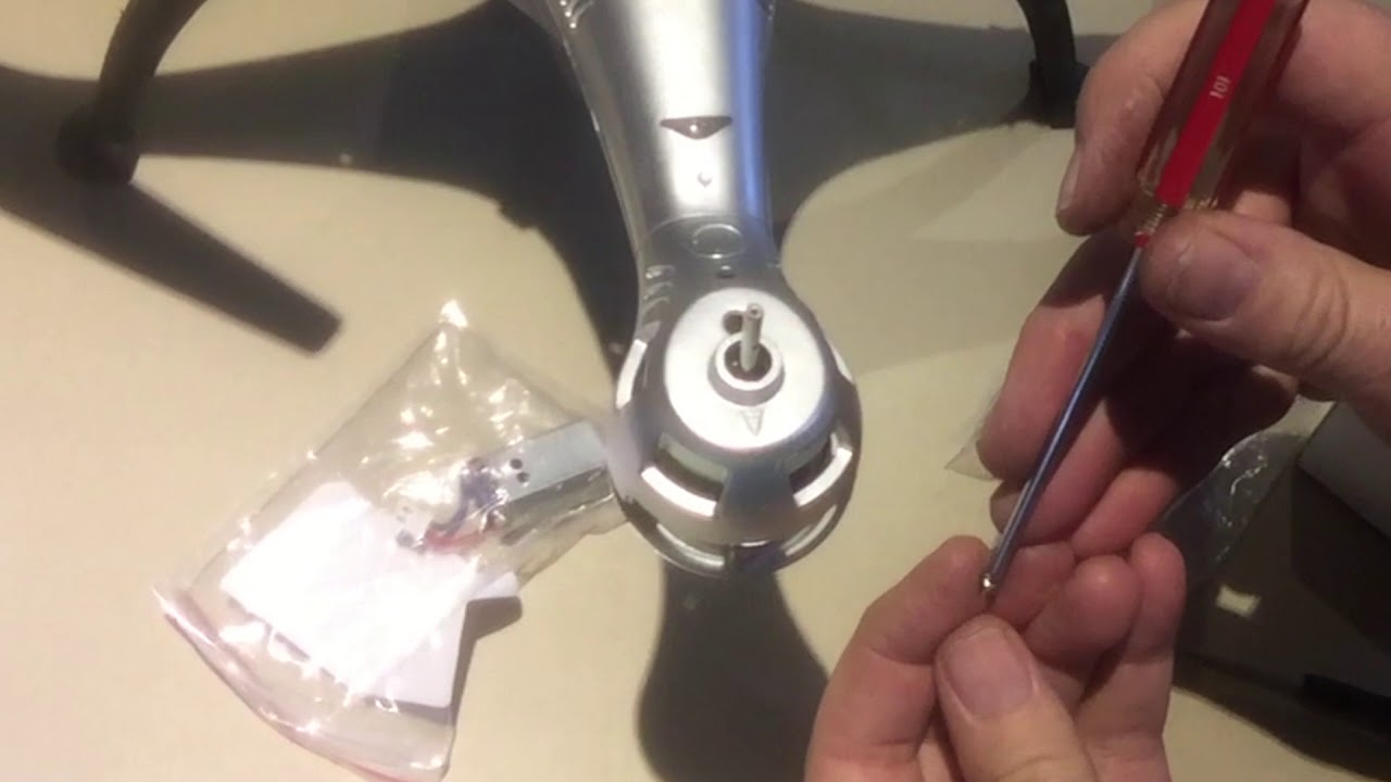 How to Replace a Drone Motor. Syma X8 motor fix diagnosis replacement