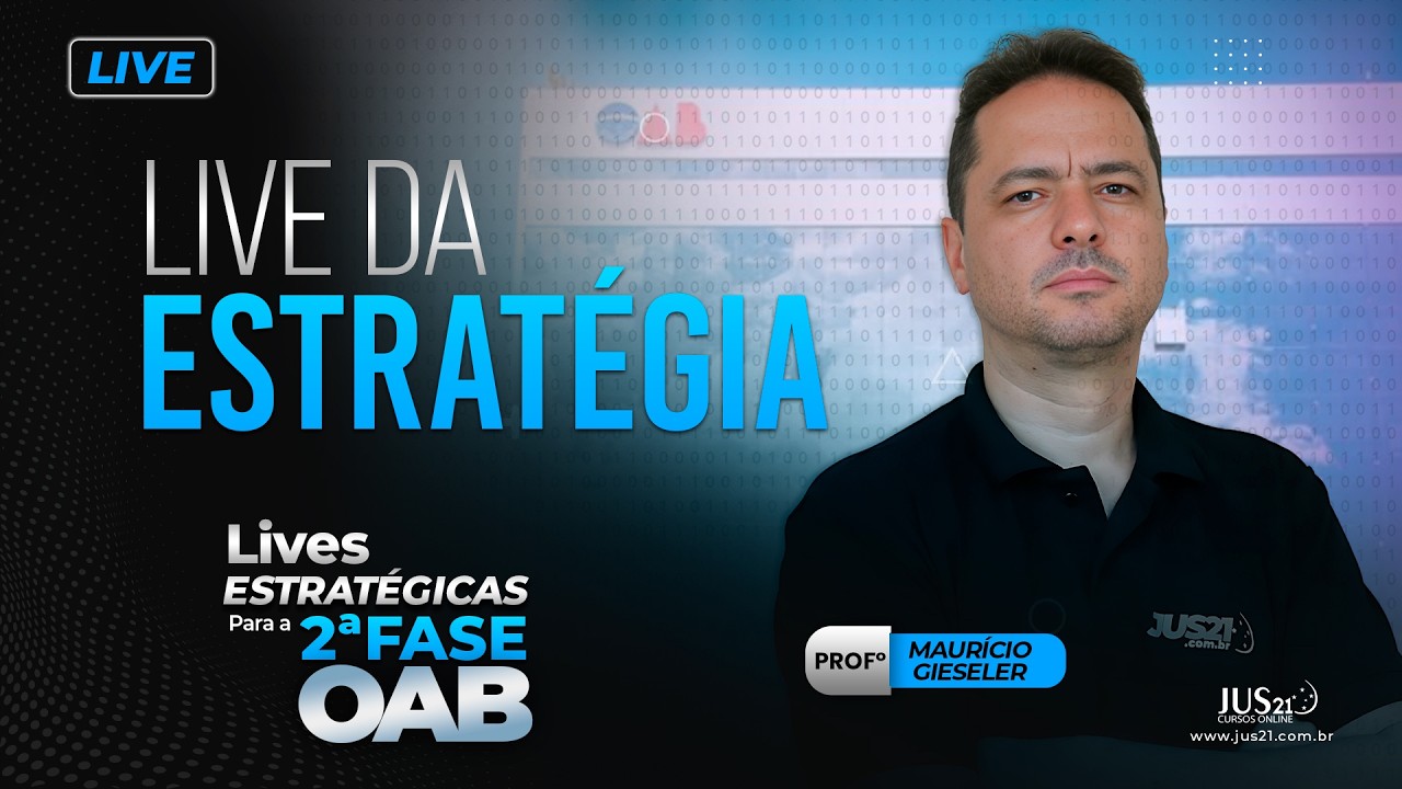 Lives Estratégicas |ESTRATÉGIAS DA 2ª FASE - Profº Maurício Gieseler