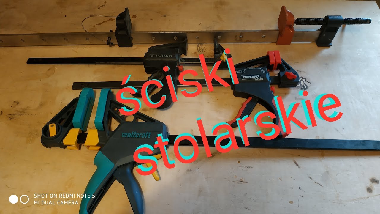 #ściski stolarskie #WOLFCRAFT #POWERFIX #TOPEX  #MAGNUSSON