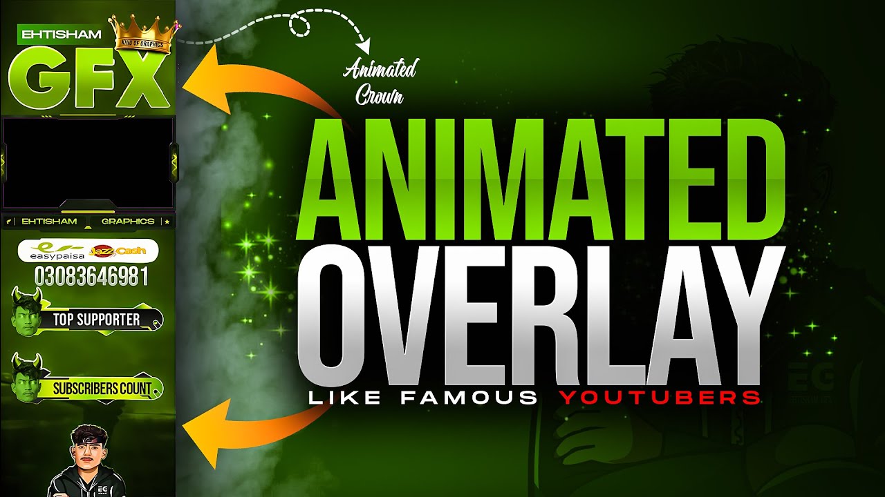 🔥 EPIC Gaming Overlay Tutorial |Unleash the POWER of Animated Overlays in After Effects!