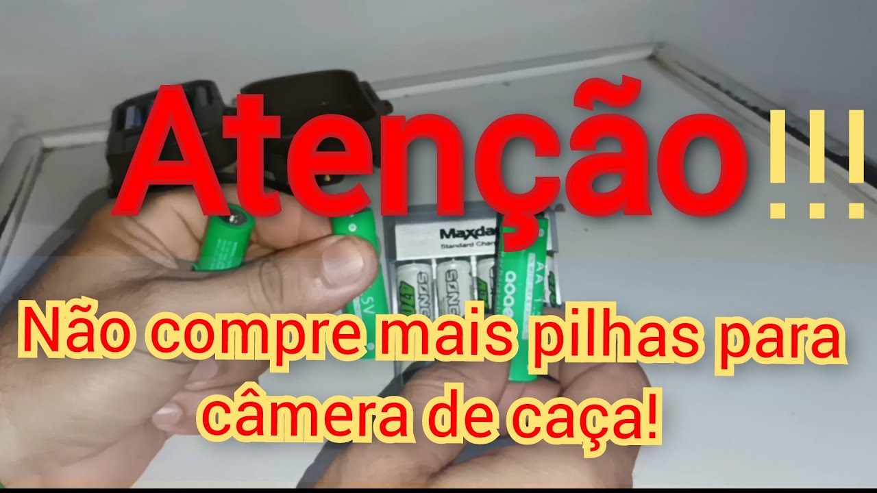 bateria externa para câmera de caça veja como adaptar