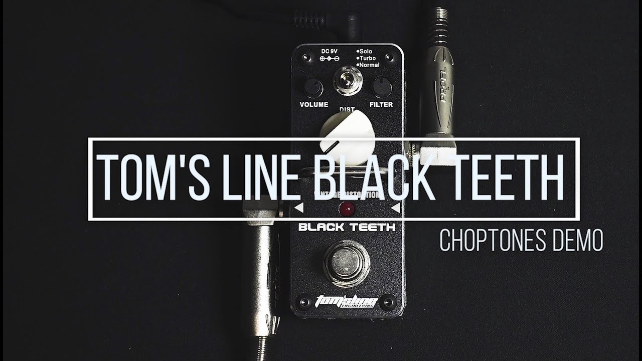 Tom's Line Pedals | ABT-3 Black Teeth | Playthrough (Aroma Pro Co Rat Pedal)