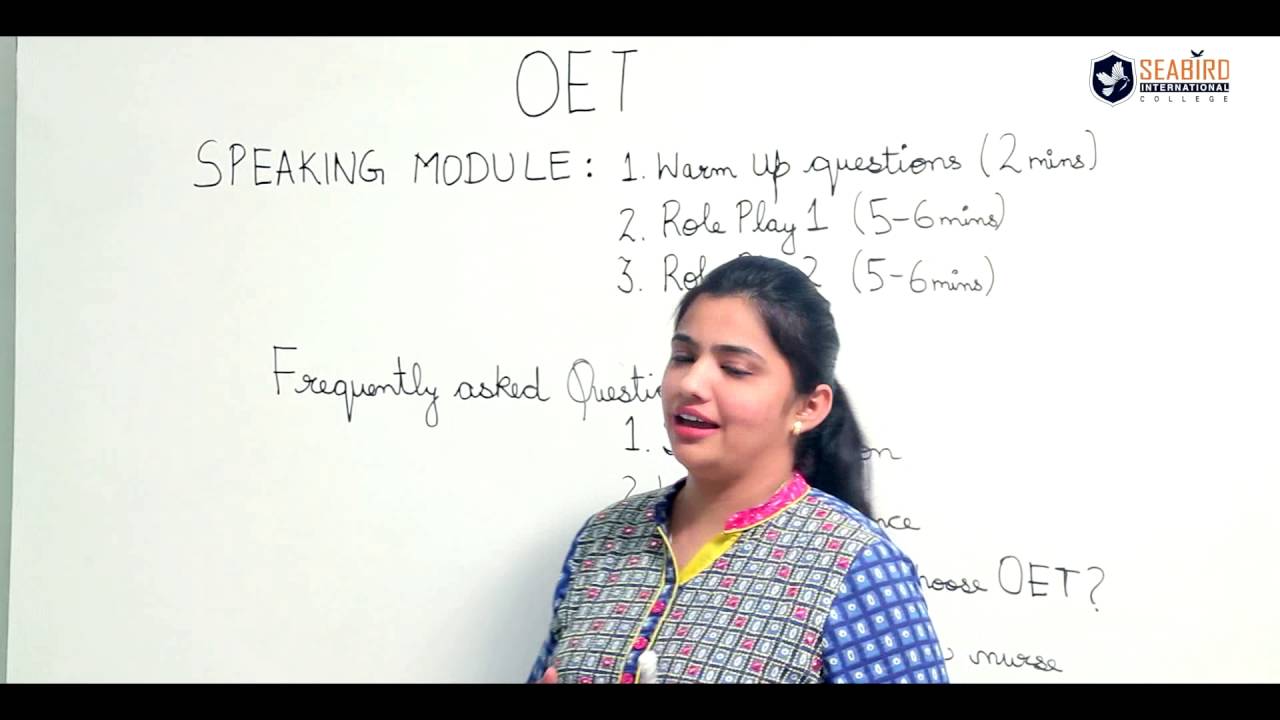 OET Online Coaching | OET Speaking Module Tips
