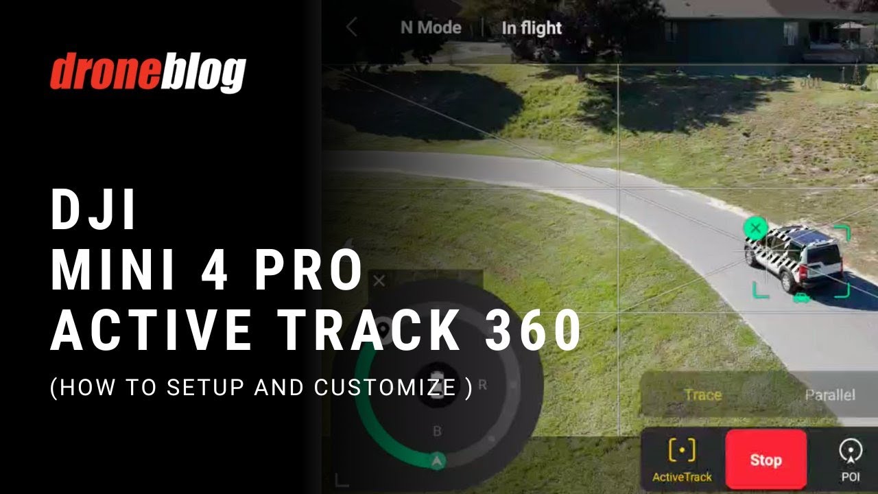 DJI Mini 4 Pro — как использовать Active Track 360
