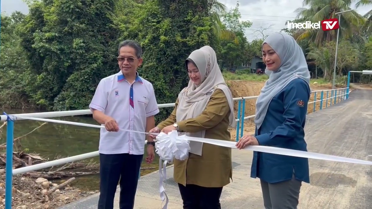 PENDUDUK KAMPUNG CHATEL DAMAI BAKAL SAMBUT AIDILFITRI DENGAN JAMBATAN BAHARU | Imedikel TV