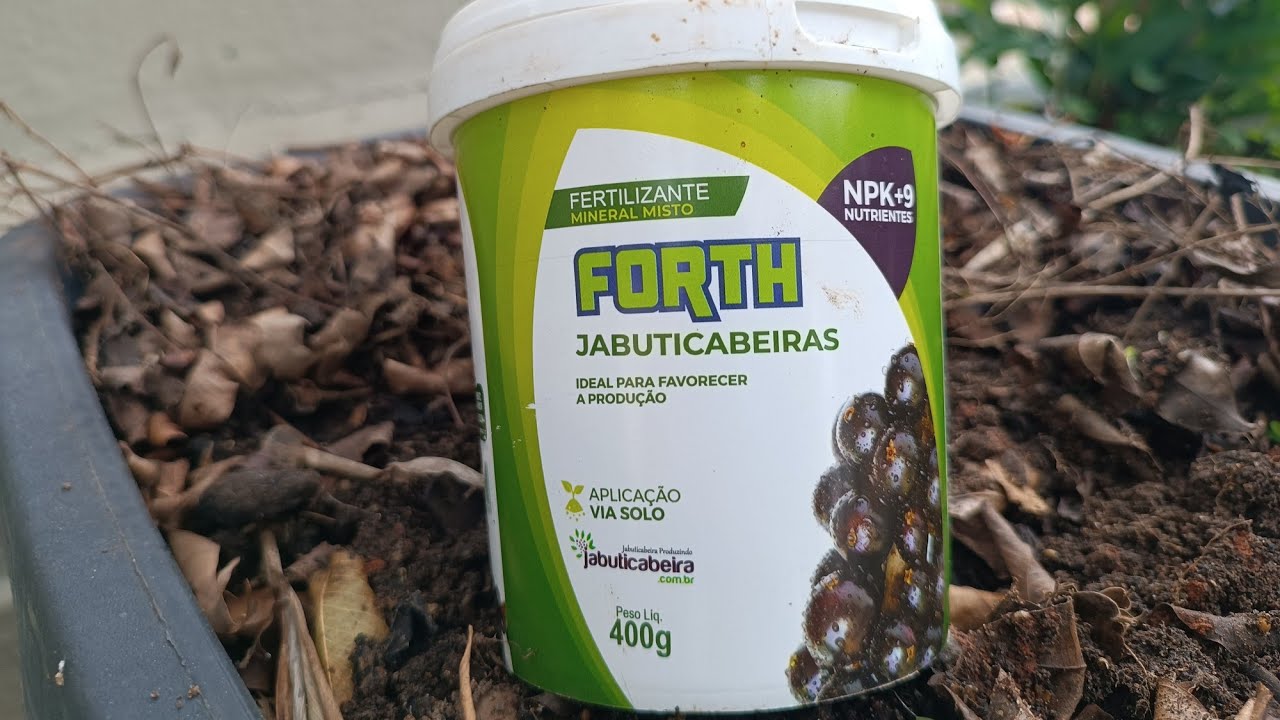 FERTILIZANTE PARA JABUTICABAS, FORTH JABUTICABEIRAS, COMO USAR?  Passo a Passo.