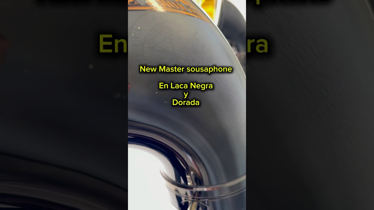 NEW MASTER SOUSAPHONE  in Black and gold lacquer 