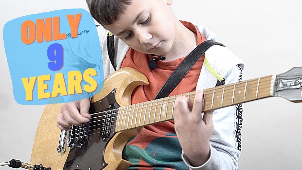 Enter Sandman Guitar 9 Year Old (AMAZING COVER)
