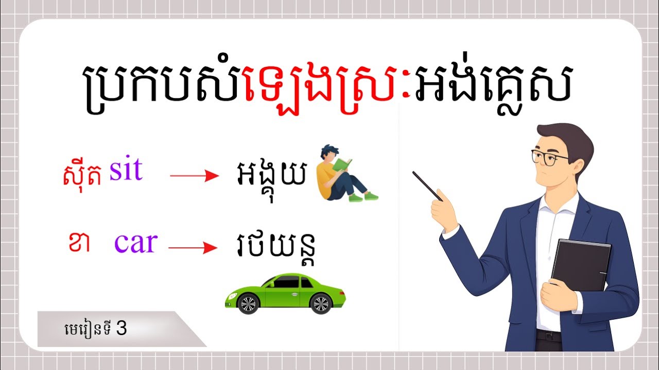 ស្រៈប្រកកក្នុងភាសាអង់គ្លេស, English spelling, 003, PBT-English