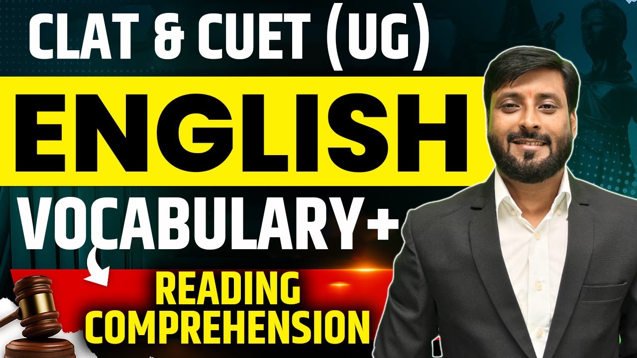 CLAT +🔥 CUET UG | Vocabulary + Reading Comprehension | English Tricks & Examples-18 By Prashant Sir