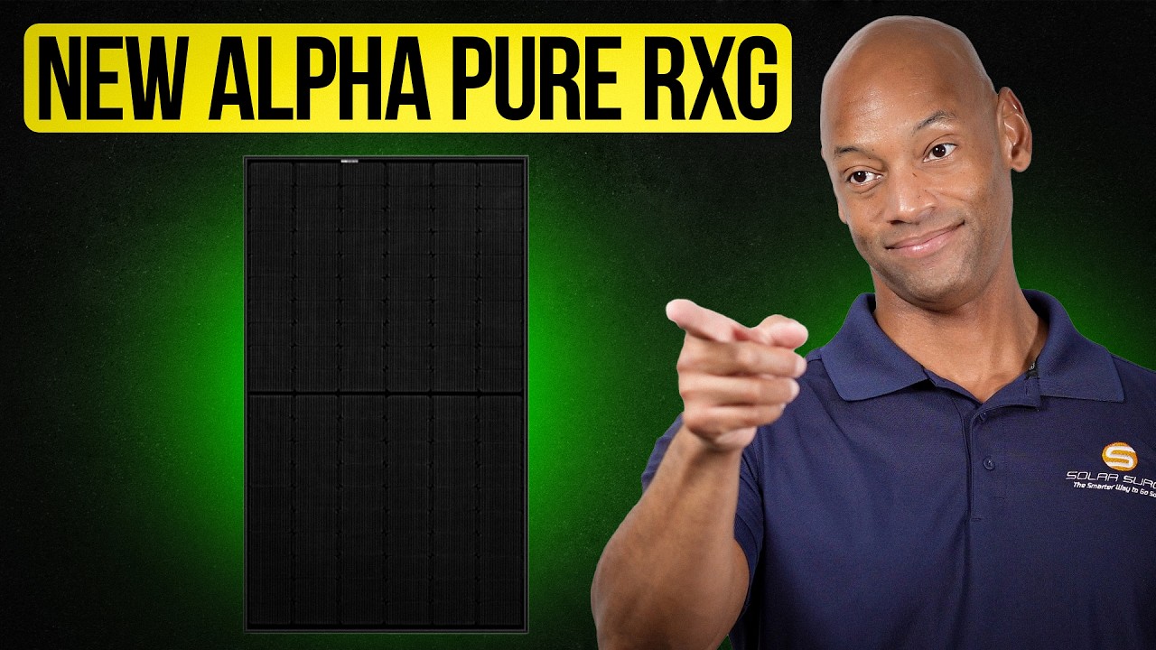 НОВАЯ двусторонняя солнечная панель REC Alpha Pure-RXG мощностью 480 Вт