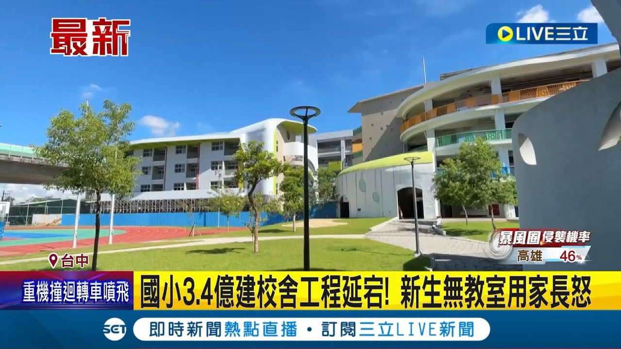 開學在即學生竟無教室可用! 國小3.4億建校舍工程延宕 新生無教室用家長怒｜記者 謝昀蓁 王子瑜｜【LIVE大現場】20230827｜三立新聞台