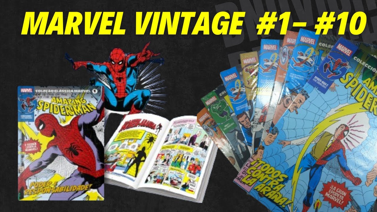 Marvel Vintage 1 al 10 - Colección Clásica de Marvel - El Comercio PERU 2024 #marvel #vintage