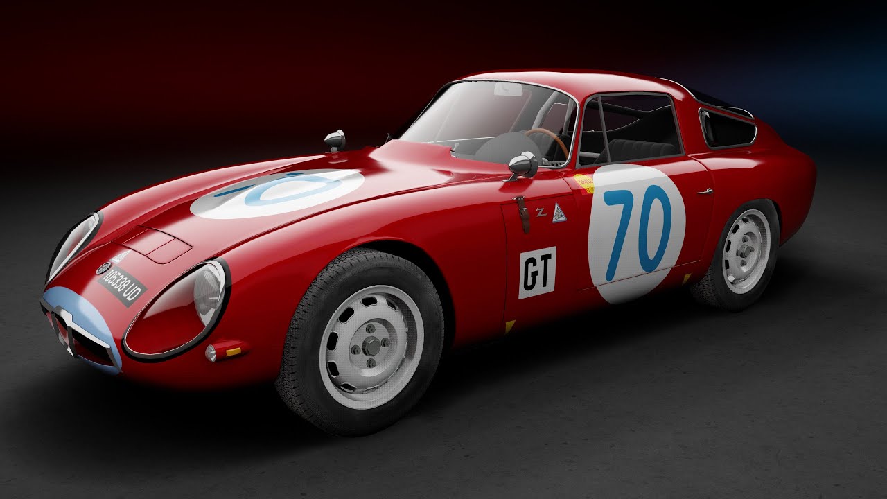 Assetto Corsa: 1963 Alfa Romeo Giulia TZ at 60s Djursland