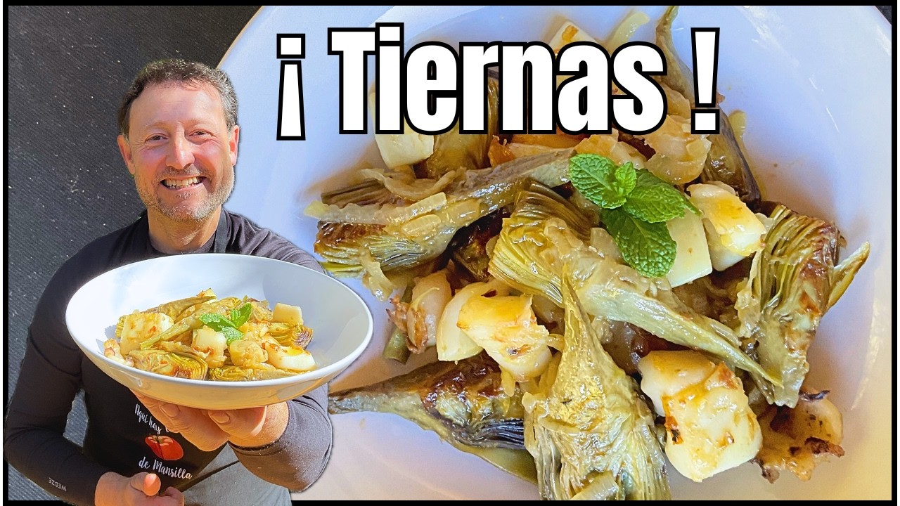 ALCACHOFAS con SEPIA Muy Fáciles | Un Plato para Disfrutar en Casa 😃 - GUILLE RODRIGUEZ