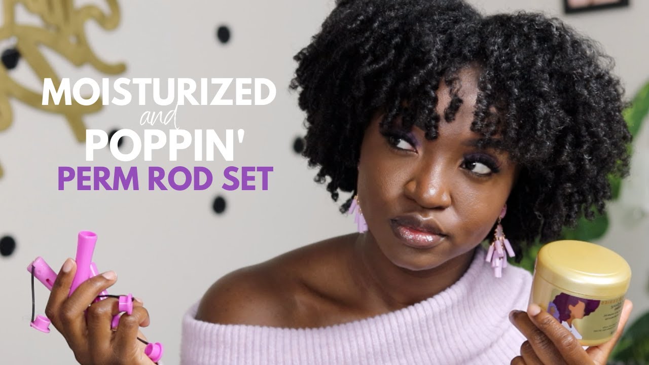 Rod Set Tutorial on Natural Hair| Gold Series from Pantene