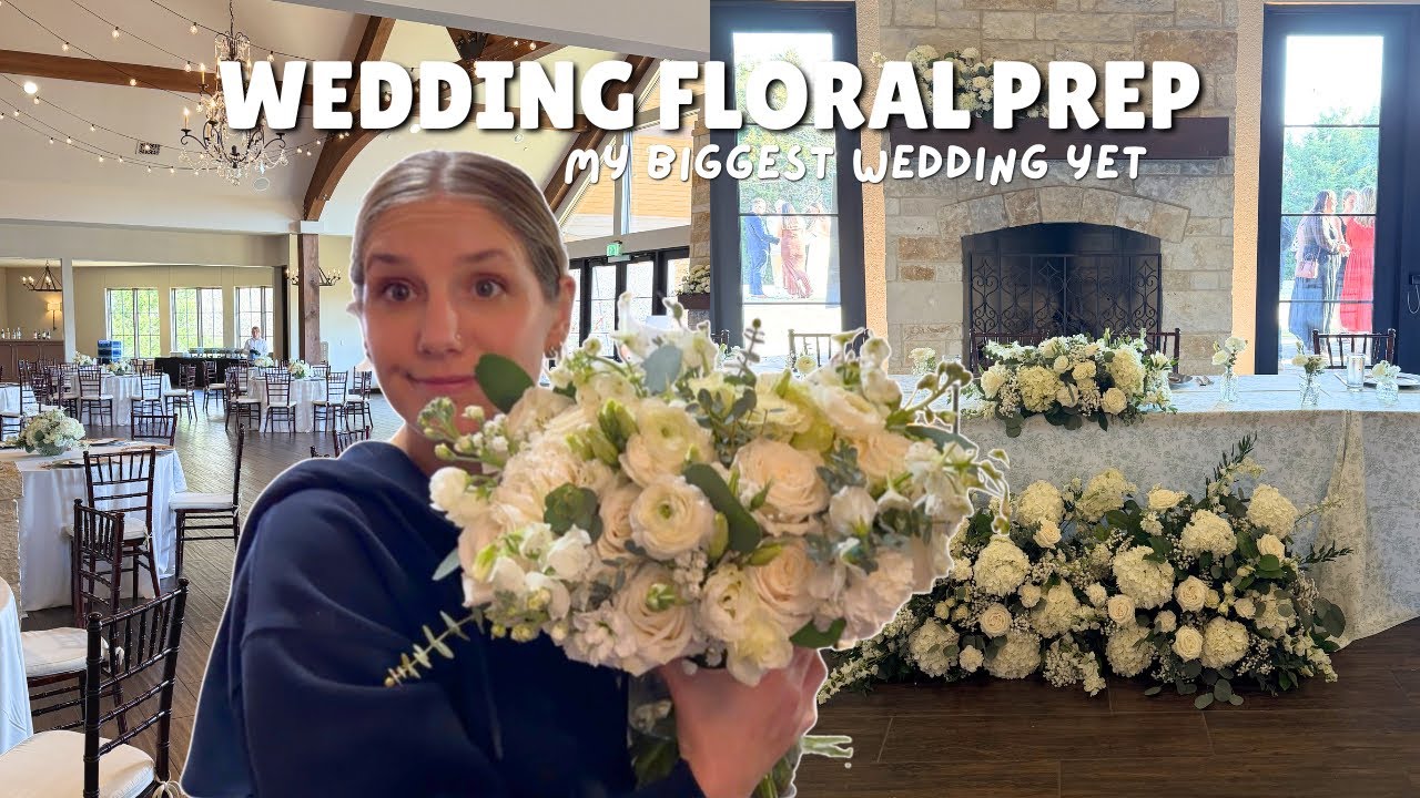 MY WEEK AS A FLORIST! wedding prep & install, dji pocket 3, thrifting, and viral fruit desserts