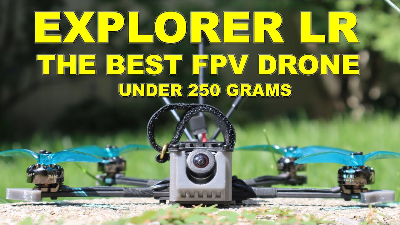This is the BEST FPV Long Range Drone Under 250 grams - Explorer LR with INSTA360 GO - Review