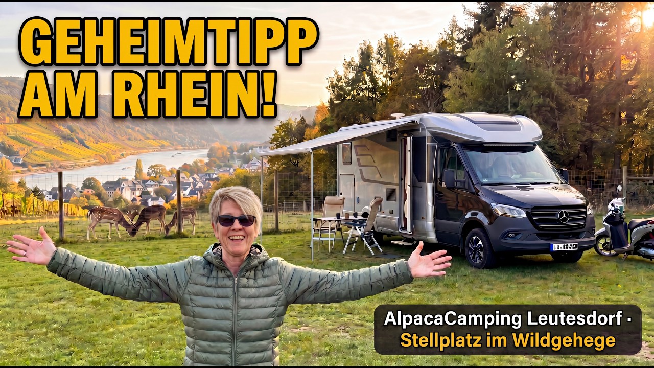 ABENTEUER AM RHEIN - Mit Alpaca-Camping in die Wildnis