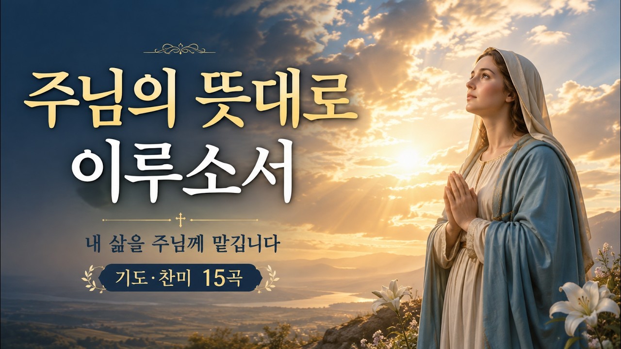가톨릭성가ㅣ주님의 뜻대로 이루소서 │ 내 삶을 주님께 맡기는 기도&middot;찬미 15곡