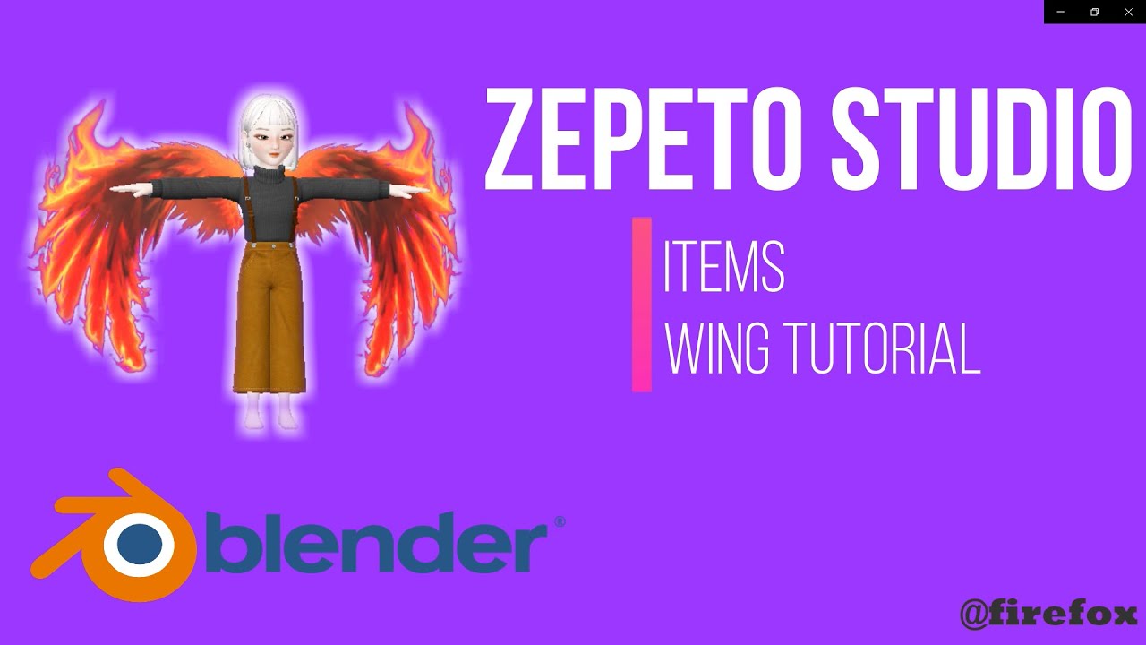 3D Items Zepeto || Items - Wings