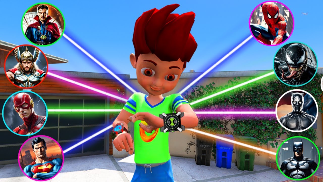 Kicko Saved All His Friends With The Power Of Superhero In Gta 5 😱