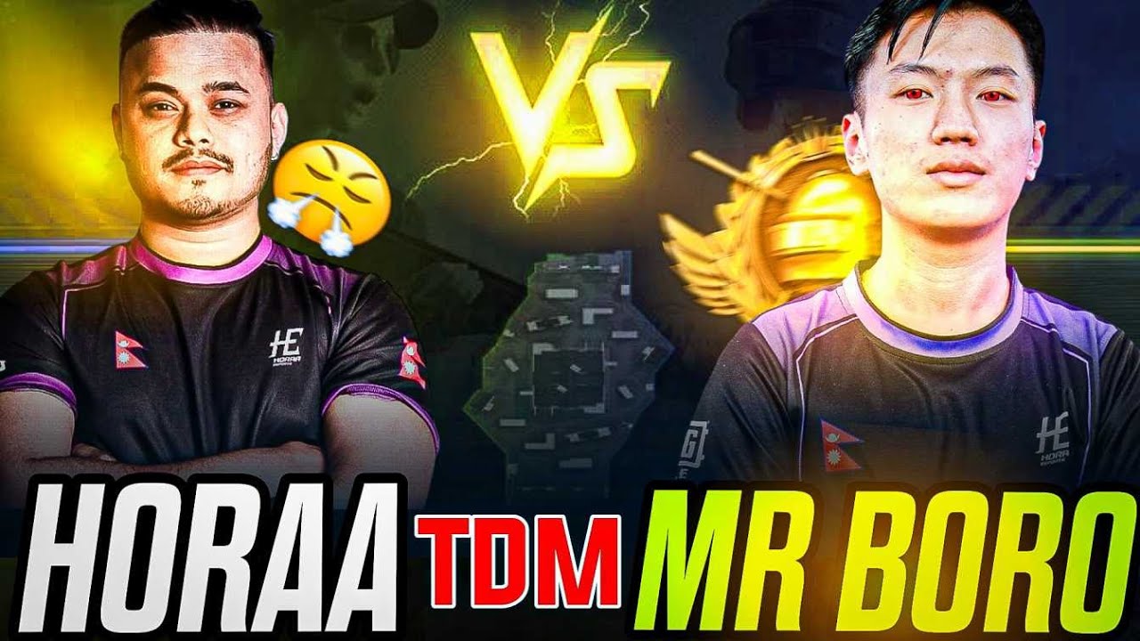Mr BORO VS CR7HORAA FUNNY TDM 1V1 FIGHT 😅😅😅 Ft @cr7horaaYT