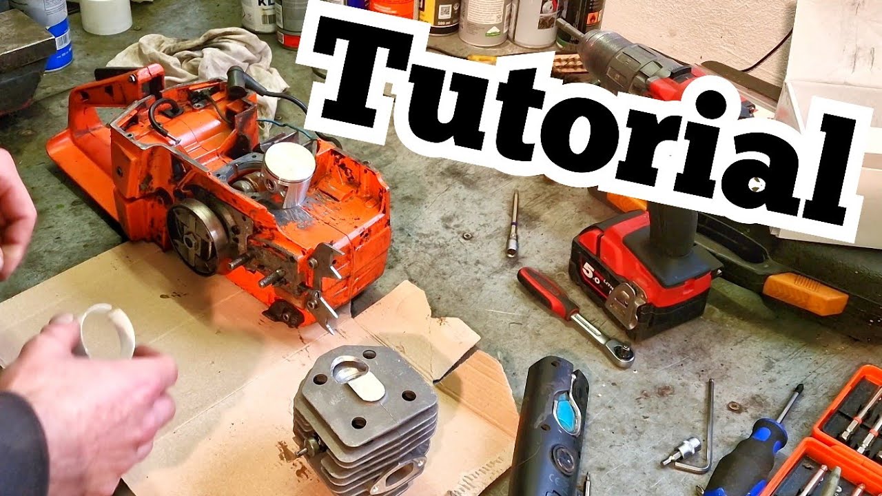 Kolben und Zylinder bei einer Motorsäge tauschen | Husqvarna | DIY