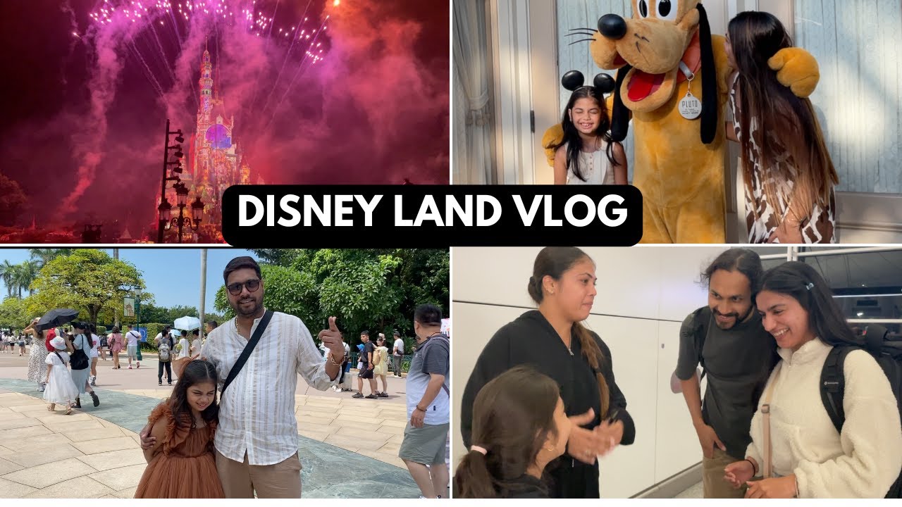 Disneyland mai bday celebrate kiya | Priya & Sid se mile | Riva Patil | Hong Kong | Disneyland