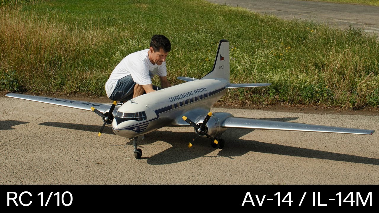 RC Model: Avia Av-14–32/40 / Ilyushin IL-14M — ČSA
