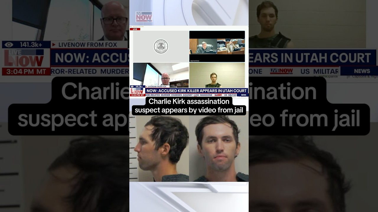 Kirk assassination suspect appears from jail