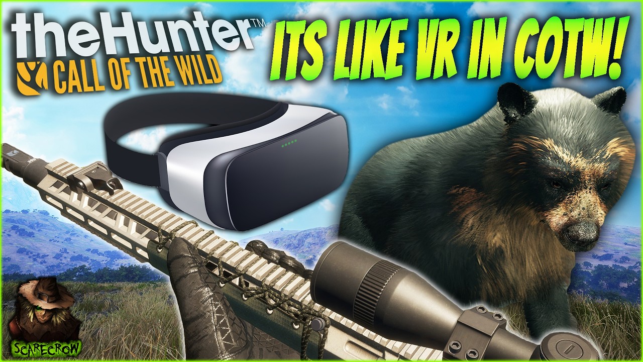 The CLOSEST Thing To VR In The Hunter Call of the wild! REALISTIC Tobii Eye Tracker 5 Gameplay