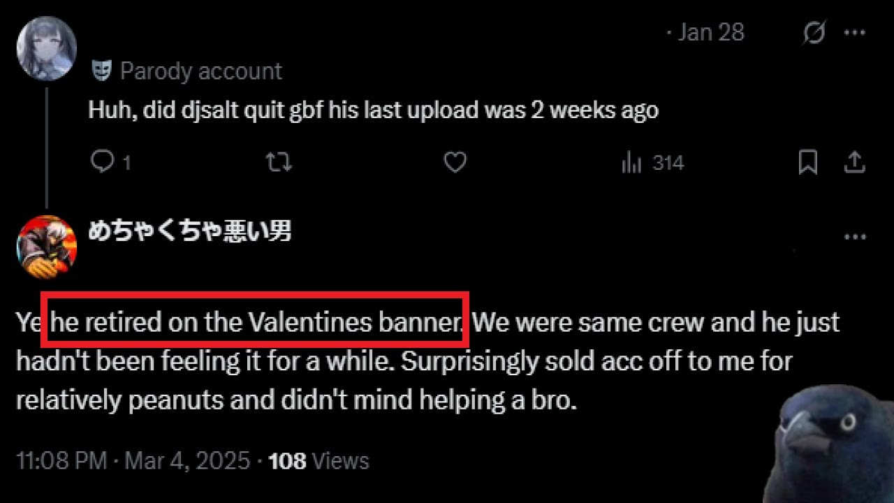 DJSalt Hard Quitting GBF Is The Example Of The Game Dwindling