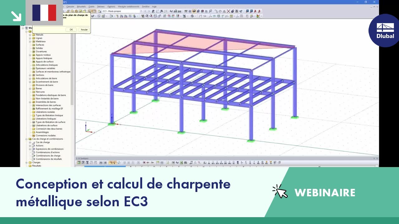 Webinaire: Conception et calcul de charpente métallique selon EC3