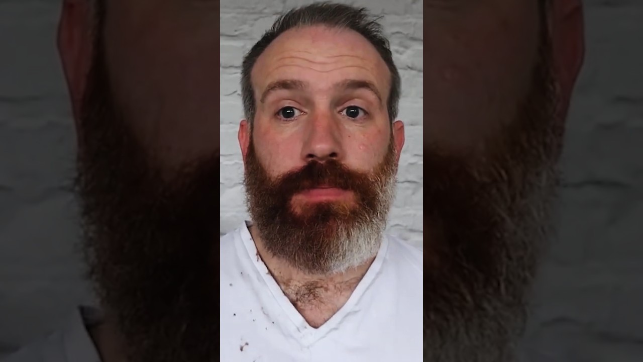 This made him look 10 YEARS younger #menshaircolor #menshairdye #ginger #gingerbeard #beardstyles