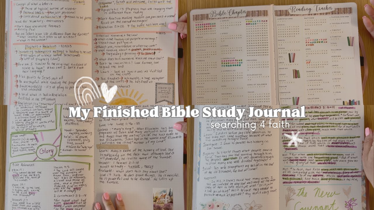 My Finished Bible Study Journal