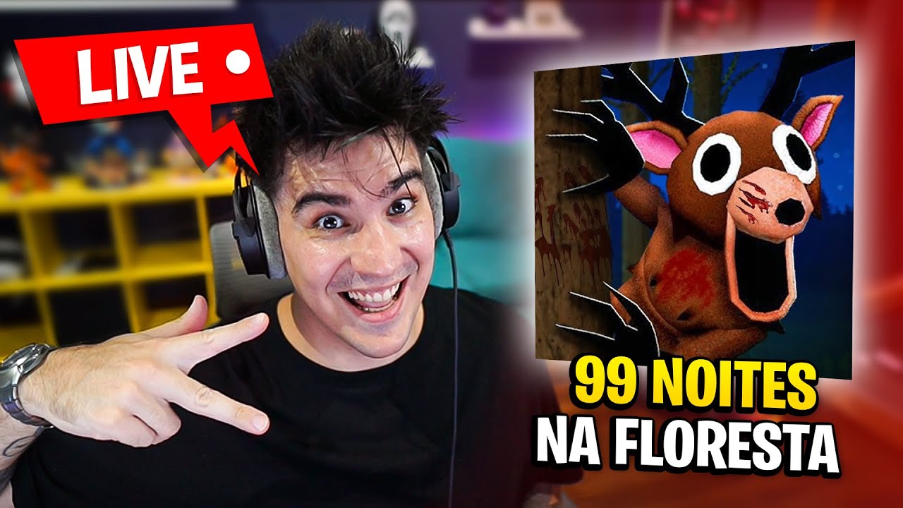 99 NOITES NA FLORESTA! - EM LIVE 🔴