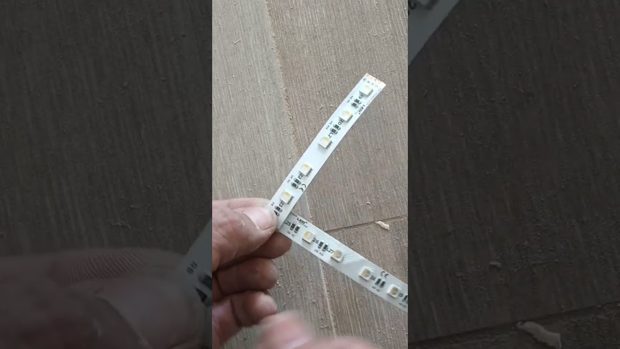 Como hacer una esquina o rinc&oacute;n con una tira led