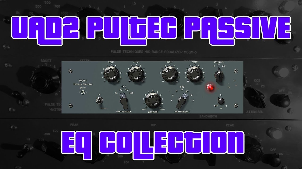 UAD Pultec Passive EQ Collection - Tutorial e Recensione (Review)