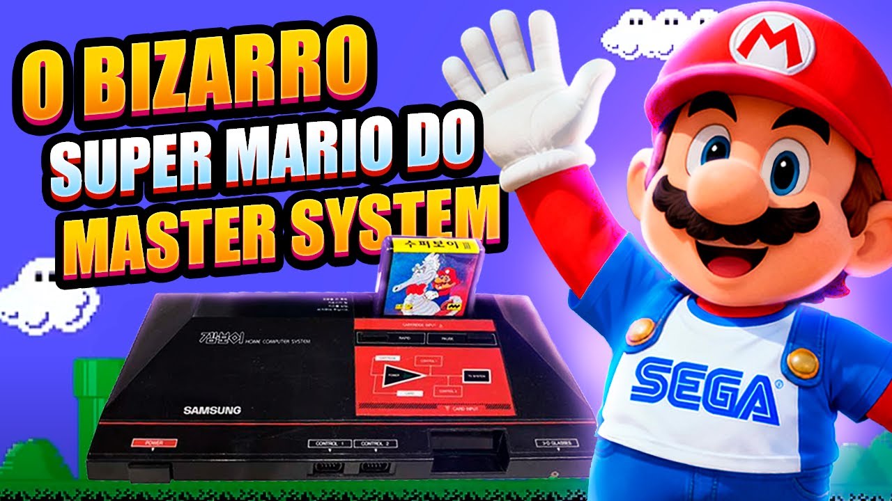 Os BIZARROS jogos do SUPER MARIO do MASTER SYSTEM