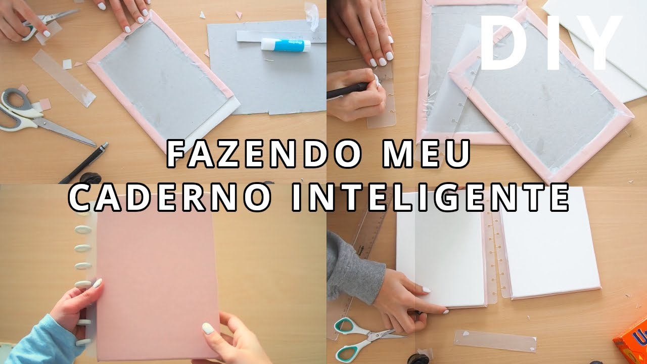 Fazendo meu próprio caderno inteligente A5!