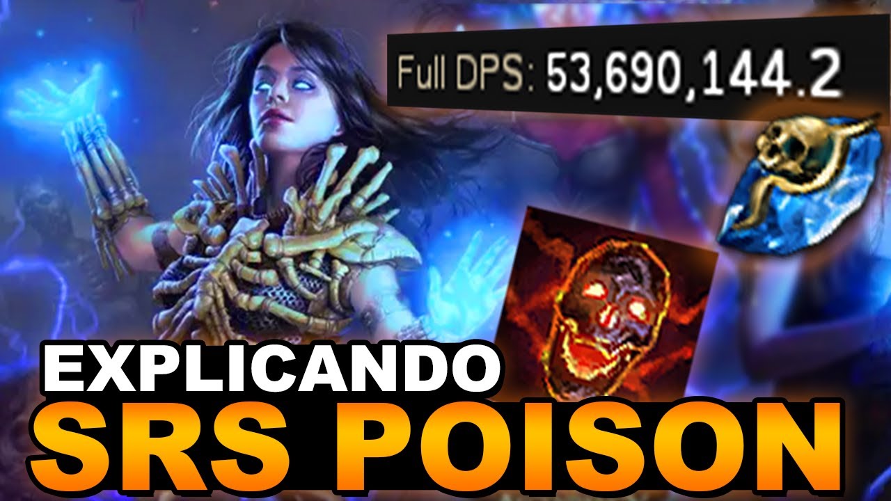 Explicando a Build: SRS Poison Necromancer Leaguestart (Summon Raging Spirit)