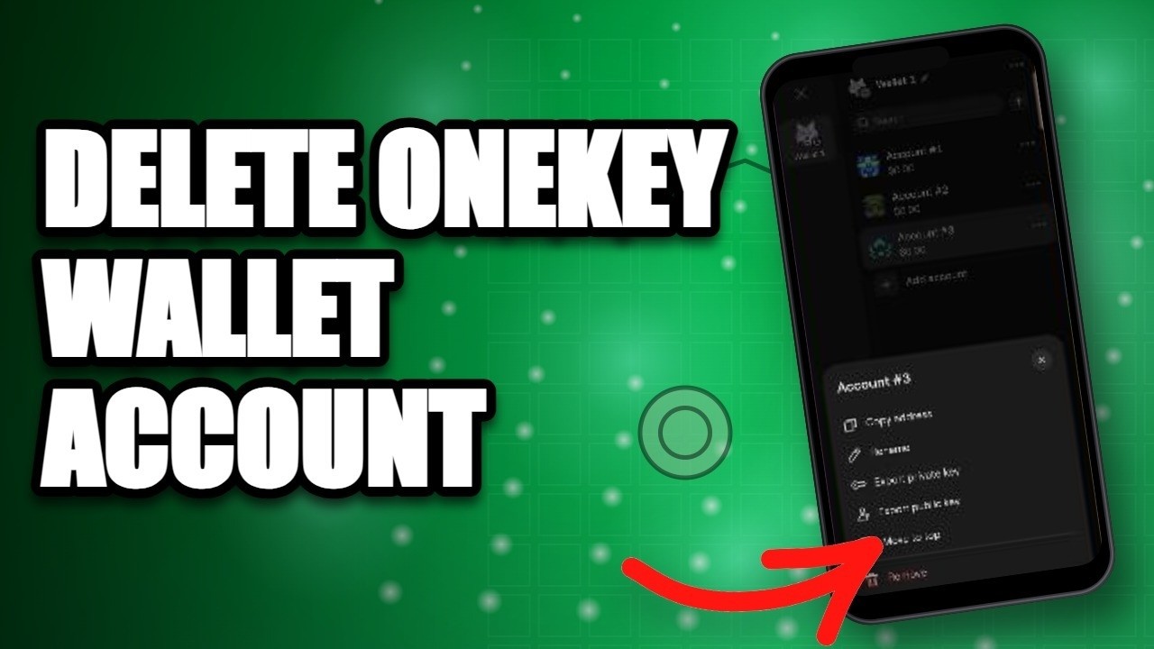 Удаление аккаунта OneKey Wallet 2026 | Как удалить данные OneKey Wallet