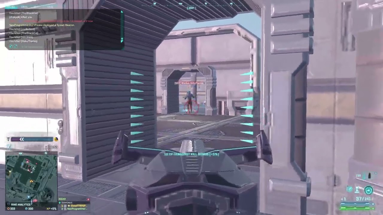 Planetside 2- Toxic seal clubber plays objective