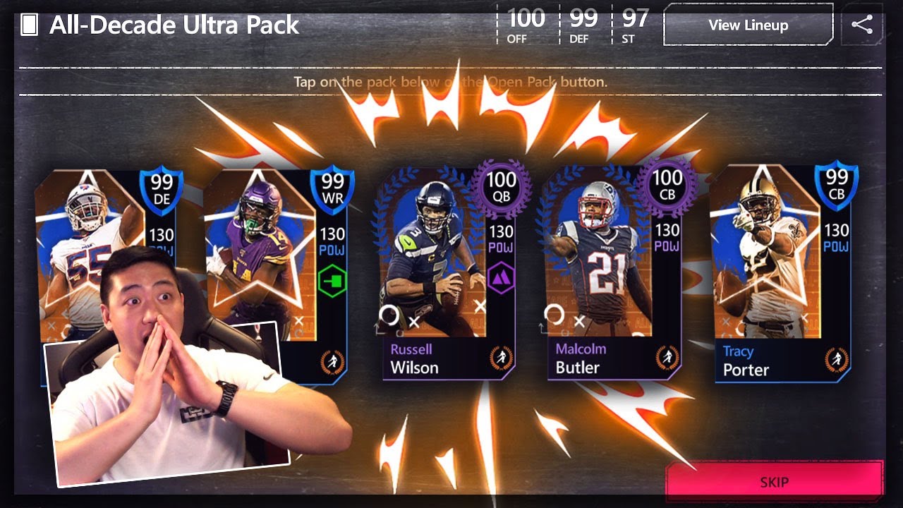 Madden Mobile 20 ALL Decade Pack Opening!! Finishing Both Grandmasters!!
