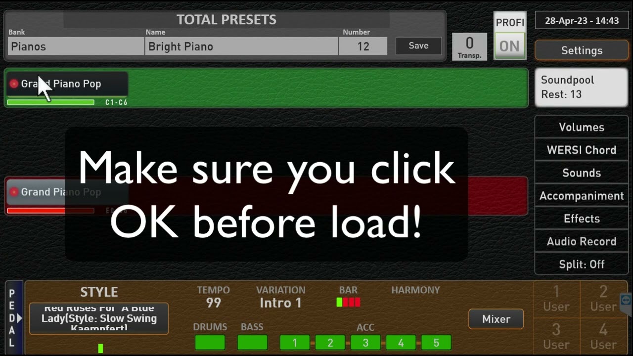 Share Wersi OAX Presets