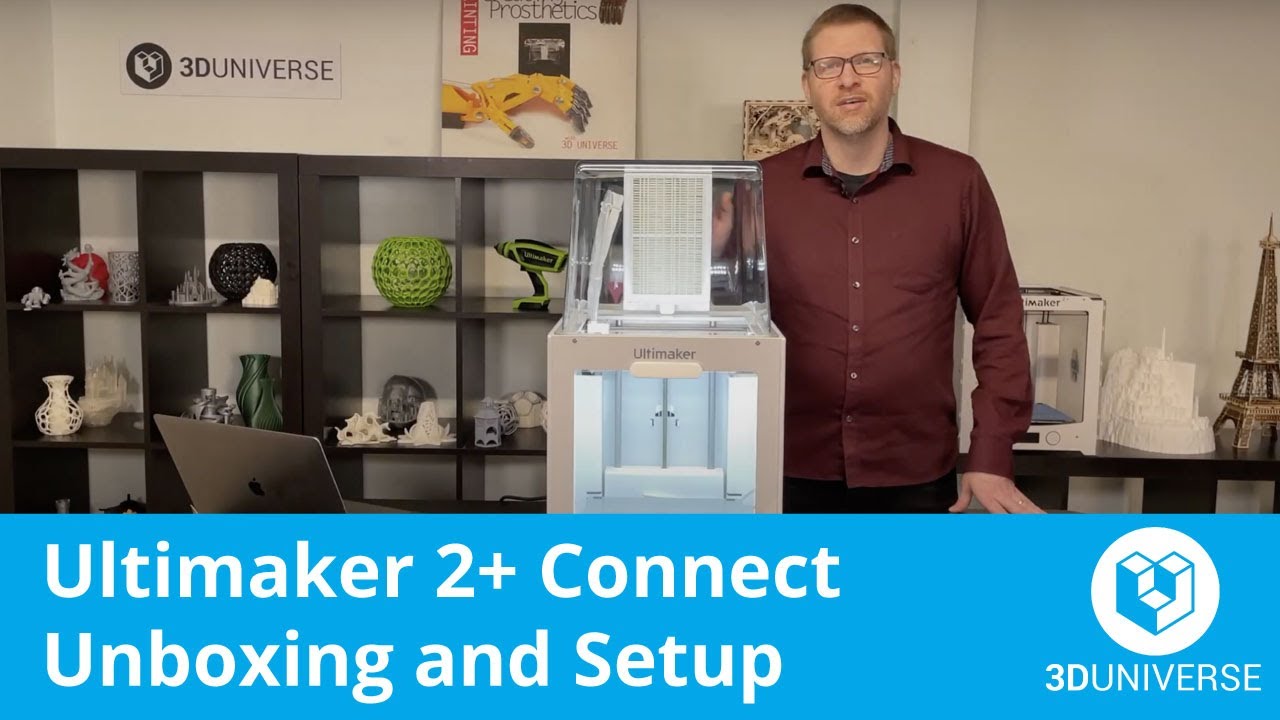 Ultimaker 2+ Connect Unboxing and Setup [3D Universe]