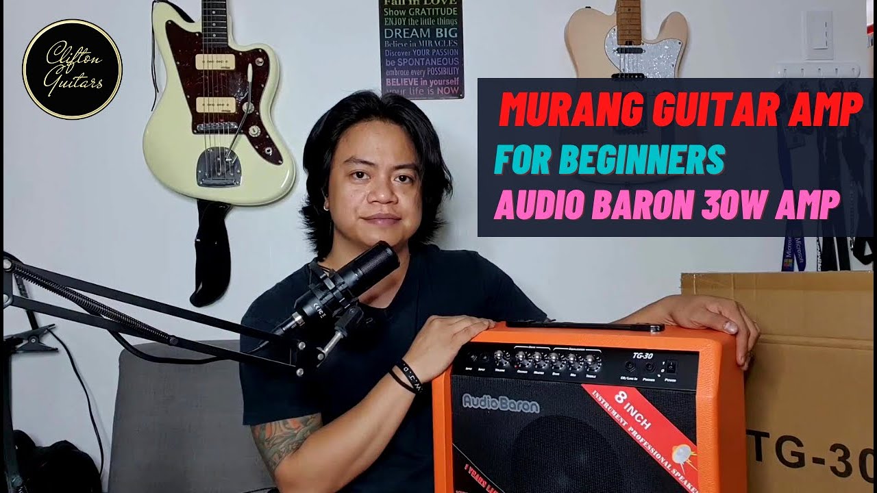 Murang guitar amp for beginners | Audio Baron TG-30 by Clifton Guitars